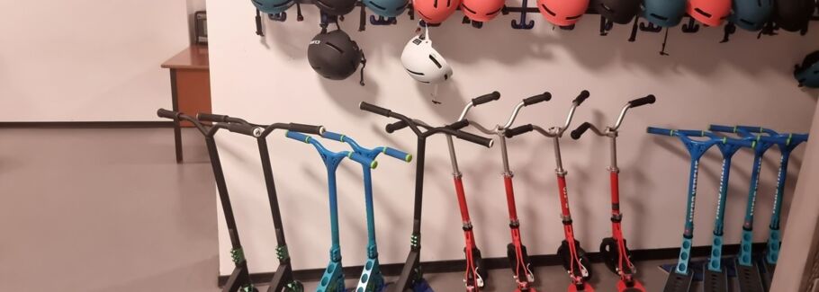 Roller in der Rollergarage